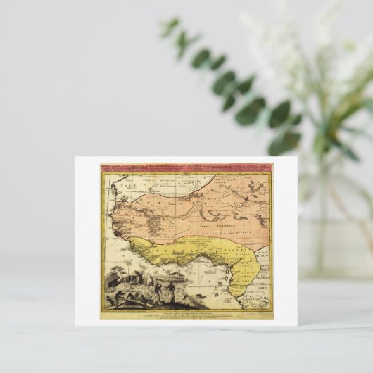 Western AfrikaPanoramische KaartWest-Afrika Briefkaart (Staand voorkant)