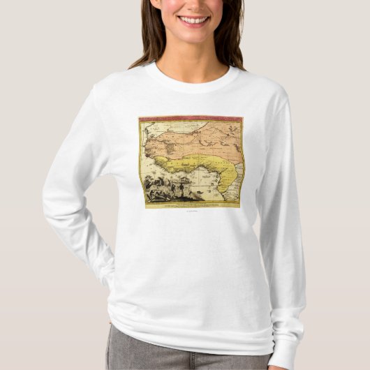 Western AfrikaPanoramische KaartWest-Afrika T-shirt (Voorkant)