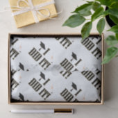 Western Afstudeerder Pet en Diploma Afstuderen Tissuepapier (Geschenk)