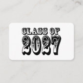 Western Afstudeerklas 2027 Informatiekaartje (Voorkant)