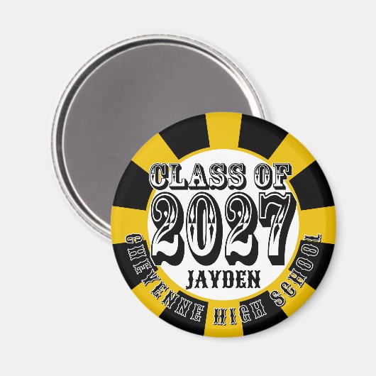 Western Afstudeerklas 2027 Magneet (Voorkant / Achterkant)