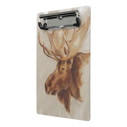 Western Amerikaans dieronderzoek | Moose Portret Mini Klembord (Angled2)