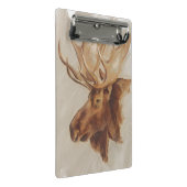 Western Amerikaans dieronderzoek | Moose Portret Mini Klembord (Schuin)