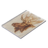 Western Amerikaans dieronderzoek | Moose Portret Notitieboek (Linkerzijde)