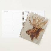 Western Amerikaans dieronderzoek | Moose Portret Planner (Display)