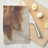 Western Amerikaans dieronderzoek | Moose Portret Theedoek (Quarter Fold)