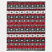 Western-Amerikaans-Indische vlootsbank Fleece Deken (Voorkant)