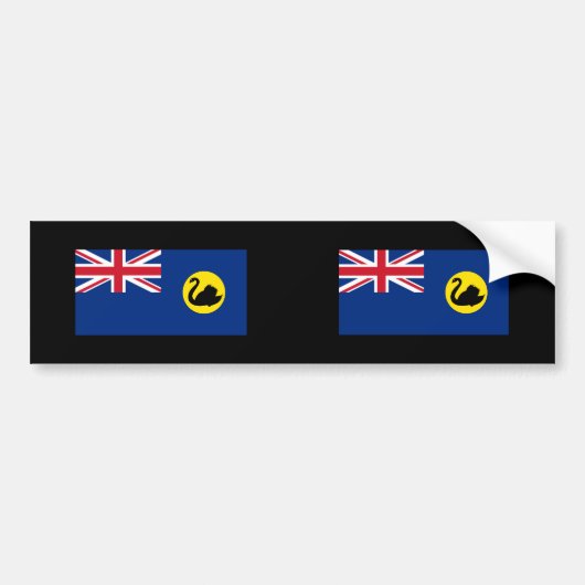 Western Australië, Australië Bumpersticker (Voorkant)
