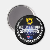 Western Australië Magneet (Voorkant / Achterkant)