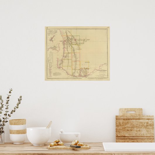 Western Australië Poster (Keuken)
