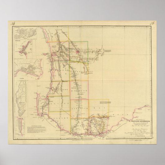 Western Australië Poster (Voorkant)