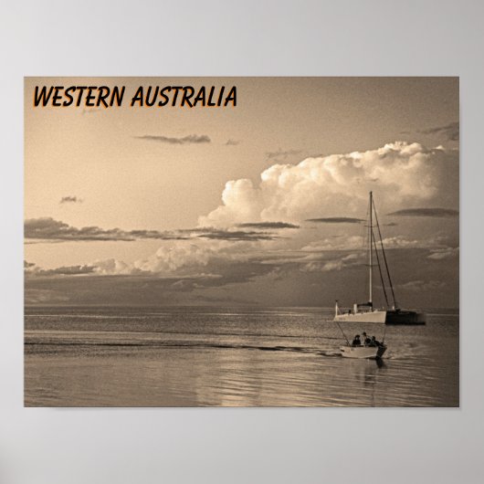 Western Australië Poster (Voorkant)