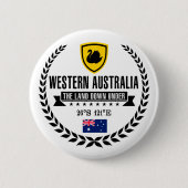 Western Australië Ronde Button 5,7 Cm (Voorkant)