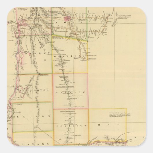 Western Australië Vierkante Sticker (Voorkant)