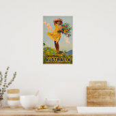 Western Australisch oogreisadvertentie Poster (Keuken)