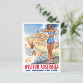 Western Australische vintonijnreis Briefkaart (Staand voorkant)