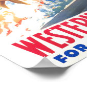 Western Australische vintonijnreis Poster (Hoek)