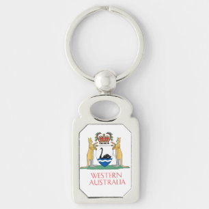 Western Australische wapenschild Sleutelhanger