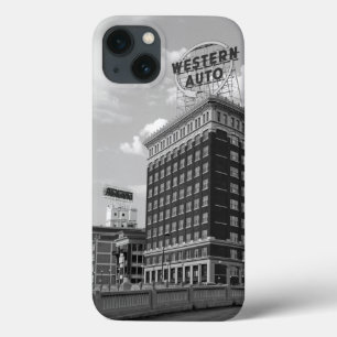 Western Auto halfcilinder gebouw Case-Mate iPhone Case