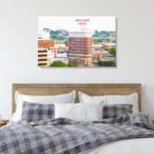 Western autobouwproject Condos Kansas City Canvas Afdruk (Insitu (Slaapkamer))