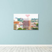 Western autobouwproject Condos Kansas City Canvas Afdruk (Insitu (Houten vloer))