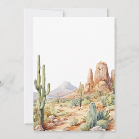 Western Baby Prediction Card Kaart (Achterkant)