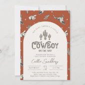 Western Baby shower Uitnodiging (Voorkant)