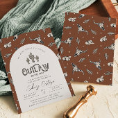 Western Baby shower Uitnodiging