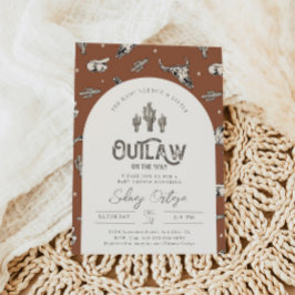 Western Baby shower Uitnodiging