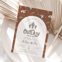 Western Baby shower Uitnodiging