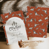 Western Baby shower Uitnodiging