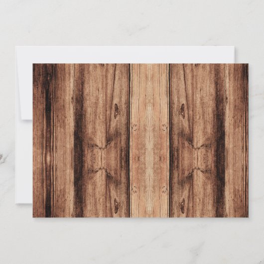 Western bacheloret met reisuitnodiging kaart (Achterkant)