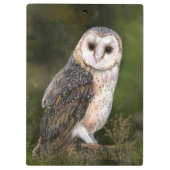 Western Barn Owl Clipboard Klembord (Achterkant)