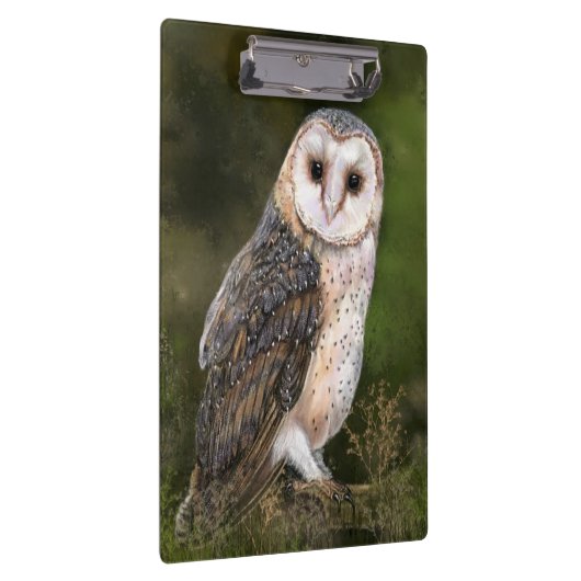 Western Barn Owl Clipboard Klembord (Rechts)
