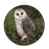 Western Barn Owl Dart Board Dartbord (Voorkant)