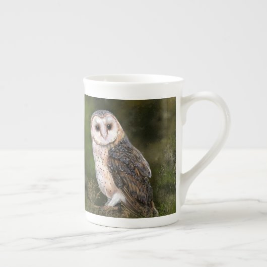 Western Barn Owl Mug Porselein Kop (Rechts)
