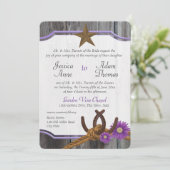 Western Barnwood en Hoefijzers Kaart (Staand voorkant)