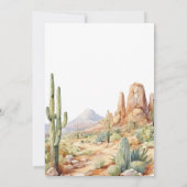 Western Birthday Message Card Kaart (Achterkant)