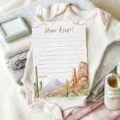 Western Birthday Message Card Kaart
