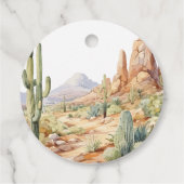 Western Birthday Thank You Tag Bedankjes Labels (Achterkant)