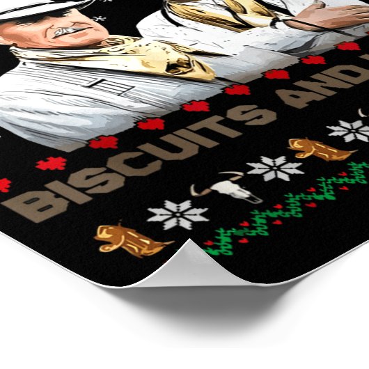 Western Biscuits And S Christmas Quote  Poster (Hoek)