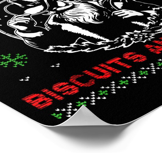 Western Biscuits And S Christmas Quote  Poster (Hoek)