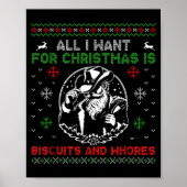 Western Biscuits And S Christmas Quote  Poster (Voorkant)