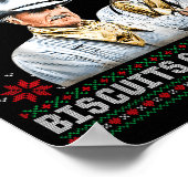 Western Biscuits And S Christmas Quote Retro Poster (Hoek)