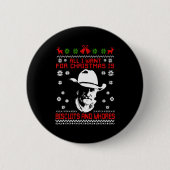 Western Biscuits And S Christmas Quote  Ronde Button 5,7 Cm (Voorkant)