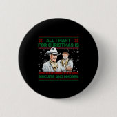 Western Biscuits And S Christmas Quote  Ronde Button 5,7 Cm (Voorkant)