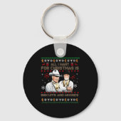 Western Biscuits And S Christmas Quote  Sleutelhanger (Voorkant)