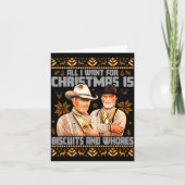 Western Biscuits And S Christmas Ugly  Kaart (Voorkant)