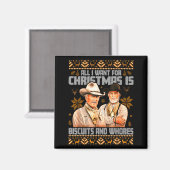 Western Biscuits And S Christmas Ugly Magneet (Voorkant / Achterkant)
