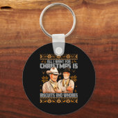 Western Biscuits And S Christmas Ugly  Sleutelhanger (Voorkant)